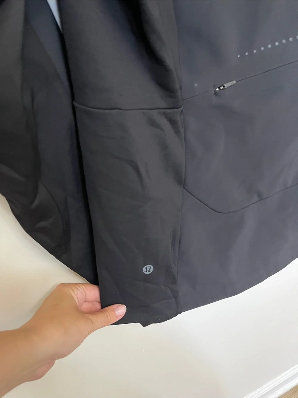 Lululemon Cross Chill Performance Jacket, Black, Size 12